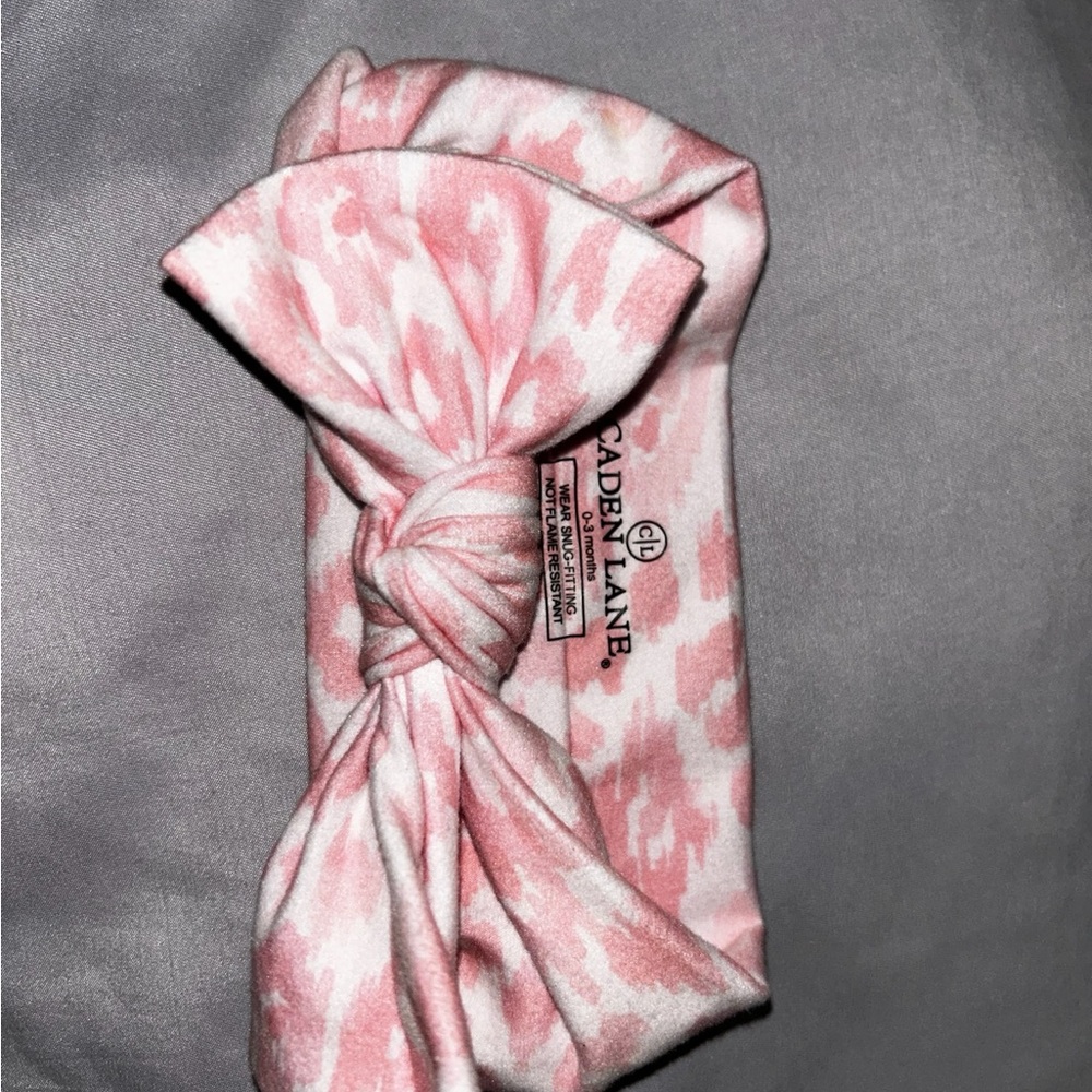 Caden Lane Pink Patterned Headband